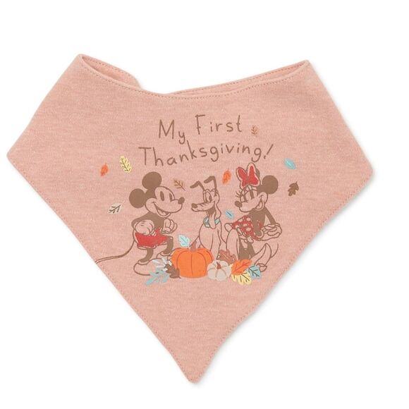 Mickey Mouse Thanksgiving Baby Boy and Girl Unisex Layette Gift Set, 5-Piece 18m - Picture 5 of 6